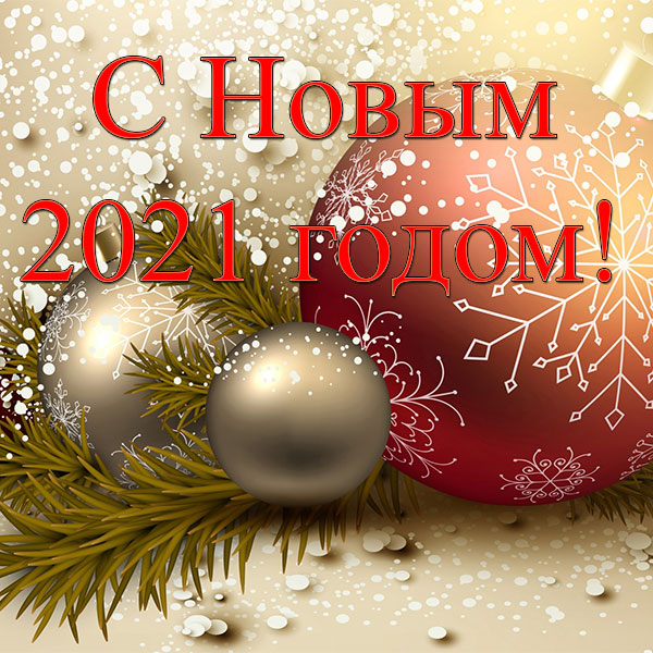 С Новым годом, друзья! Доставка заказов возобновится 11.01.2021